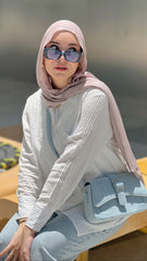 The wanderlust bag - light denim