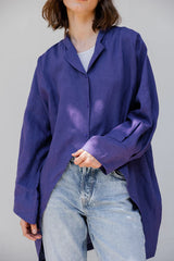 Pretty girl blouse in purple