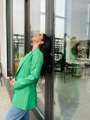 Rosa blazer in royal green