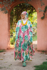 Tropical Shirt Dress