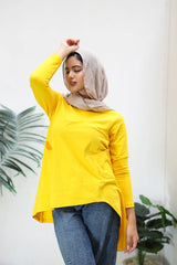 Cotton T-shirt Yellow