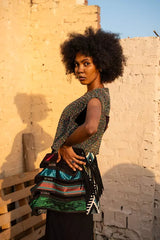 Nomad vest in reddish black