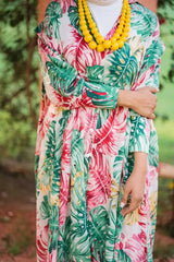 Tropical Shirt Dress