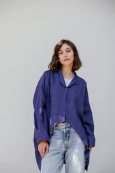 Pretty girl blouse in purple