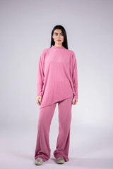Velvet set in pink