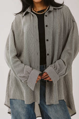 Airy chemise in black