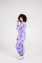 Purple tye-dye set