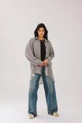 Airy chemise in black