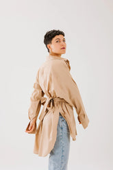 Ribbon chemise in cafe. (Available only at leilet el eid bazar)