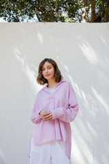 Field of dreams shirt in lilac