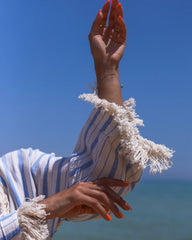 Blue Boho Kimono