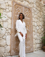 White Pearl Studs Set