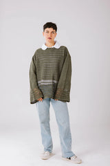 Lana knit top in olive