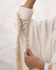 White Shimmery Kimono