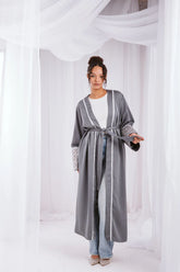 Zahra kaftan in grey