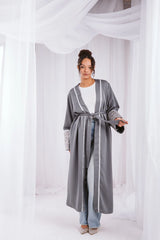 Zahra kaftan in grey