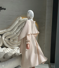 Drape Me in Pleats in Light Creamy Blush