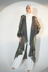 Emilia Kaftan in Greyish Olive