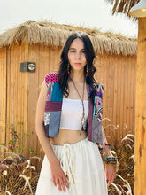 Lively patchwork vest