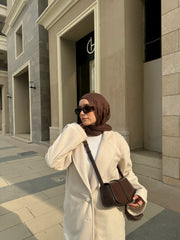 The Minimal Crossbody - dark chocolate