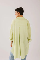 Airy chemise in lime