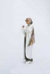 Off White Cotton Cardigan