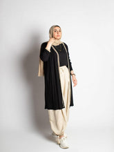 Black Cotton Cardigan