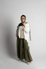 Off-White Cotton Blouse