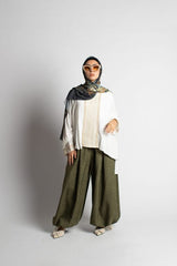 Off-White Cotton Blouse