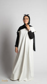 White Long Cotton Basic