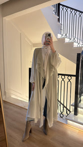 Double Layered Hazie Trench beige