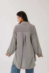 Airy chemise in black