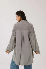 Airy chemise in black