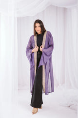 Dotted kaftan in purple