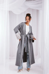 Zahra kaftan in grey