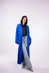 Dress me kimono in royal blue