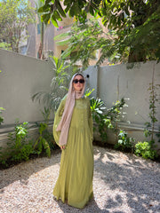 Hazal dress - Lime