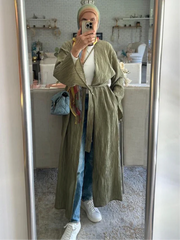Crushed kimono in mint