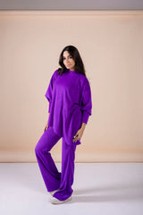 The velvet set in purple