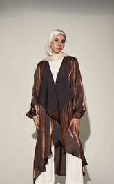 Shimmer Emilia Kaftan in Firey Grey