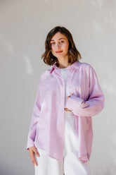 Linen shirt in Lilac