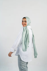 White Crinkled Shirt