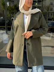 Winter Dark Olive Coat