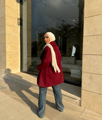 Winter Burgundy Coat