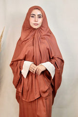 Havana Cotton Viscose Khimar and Skirt Set
