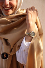 Soft Gold Wool Shawl