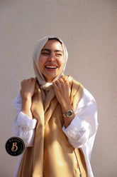 Soft Gold Wool Shawl