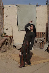 Boho daze blouse in olive