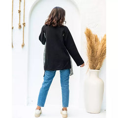 Checker-Black pullover