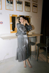 Isla Metallic Set Silver S/M